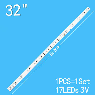 562мм светодиодный лента для LG Innotek 32&quot; NDF 17PKG REV 0.1 32W17S1P 32ME303V/F7 ME2 LF320EM4F