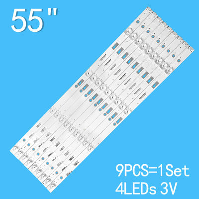 Lumière de fond pour téléviseur Pour TCL 55D1800、4C-LB550T-HR7 CRH-AT55D180G303009046B2REV1、55HR332M04A1 V8