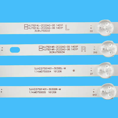 Luz de fondo para TV para KJ75D14L-ZC22AG-06 KJ75D14R-ZC22AG-06 SJ.HZ.D7501401-3030DL-M SJ.HZ.D7501401-3030DR-M