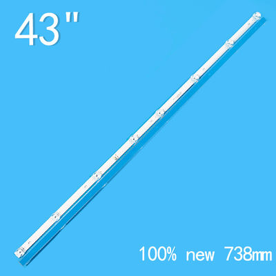 738MM TV Backlight For CC02430D738V04 43E20 3X8 8S1P 1410 0D20 43LST5970 F43E8000Q PT430CT02-1 ELED46-88