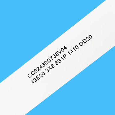 738MM TV Backlight For CC02430D738V04 43E20 3X8 8S1P 1410 0D20 43LST5970 F43E8000Q PT430CT02-1 ELED46-88
