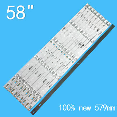 58'' TV Backlight For 4708-K58WDD-A2117N01 K58WDE1 A2 4708-K58WDD-A1117N01