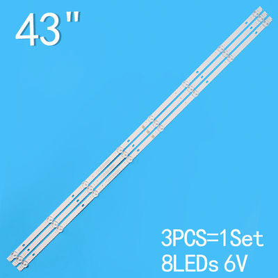 Заднее освещение для телевизора HL-00430A30-0402S-01 A3 3X8 3080543Z10DTZ001 TV-LED43FHD100T2 SW-LED43UA400 SST-4350B