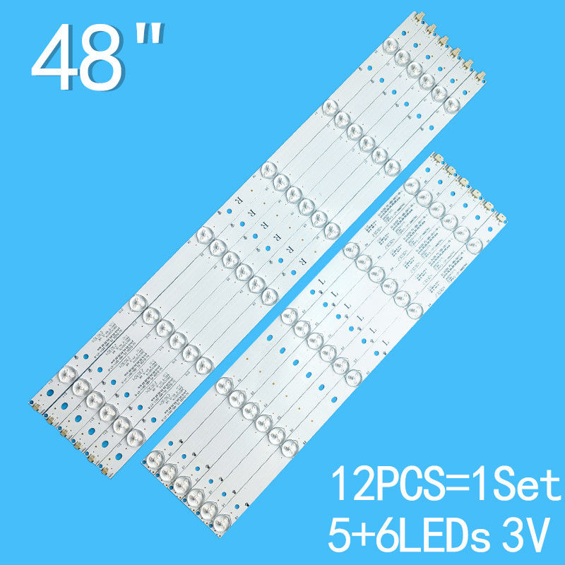 48inch Skyworth Tv Backlight For GJ-DLED11-P5-480-D611-V6-L 48PFL5V40/T3 48HFL5130/T3 48PFT5500/12