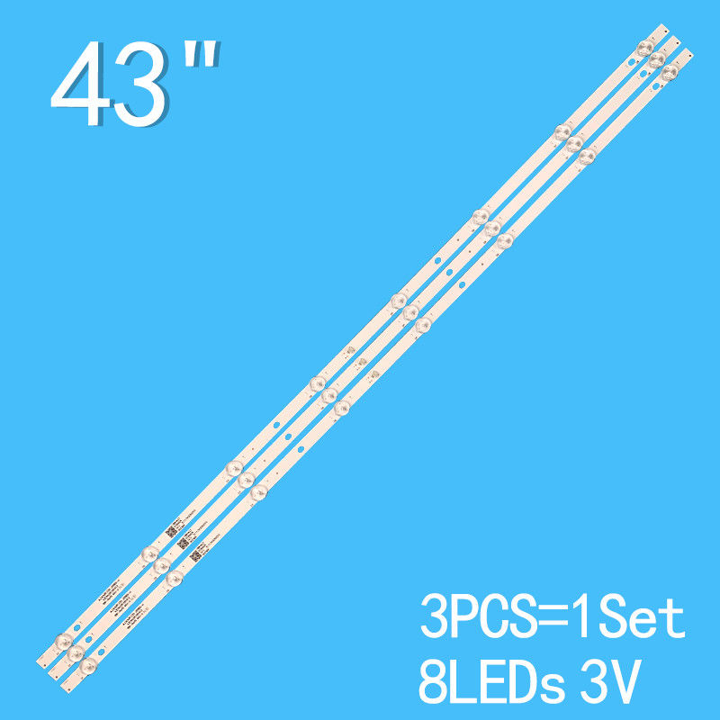 JL.D43081330-269BS-M AJV-4266 Tv Backlight Led Strip Para 43D9W DLED43HD 3X8 1002 1004 1009