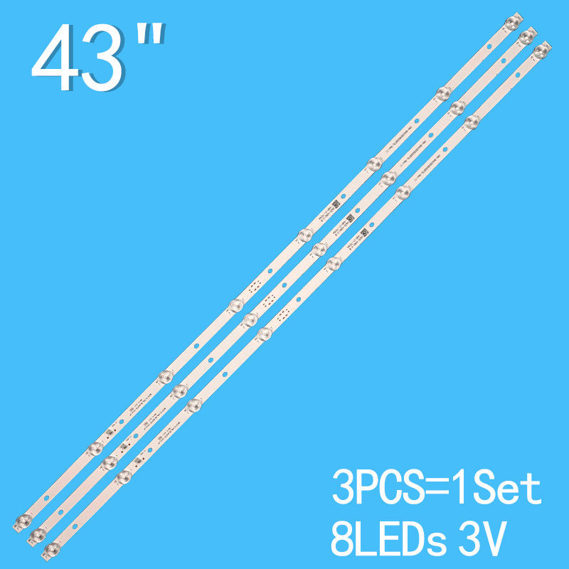 La luz de fondo para TV para L43M5-AZ L43M5-AD L43M5-AU CRH-BH433030030873L-Rev1.1 MI43T18_3X8_2W_MCPCB