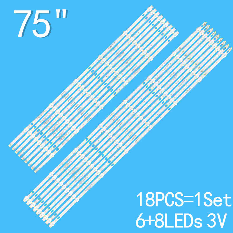 Luz de fondo para TV para KJ75D14L-ZC22AG-06 KJ75D14R-ZC22AG-06 SJ.HZ.D7501401-3030DL-M SJ.HZ.D7501401-3030DR-M