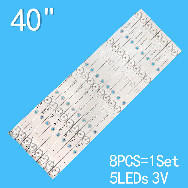 TV Backlight For TCL OEM40LB01-LED3030-V0.2-20210707 40D3503V1W5C1B40317M 4C-LB400T-ZM1 TCL B40A380 D40A810