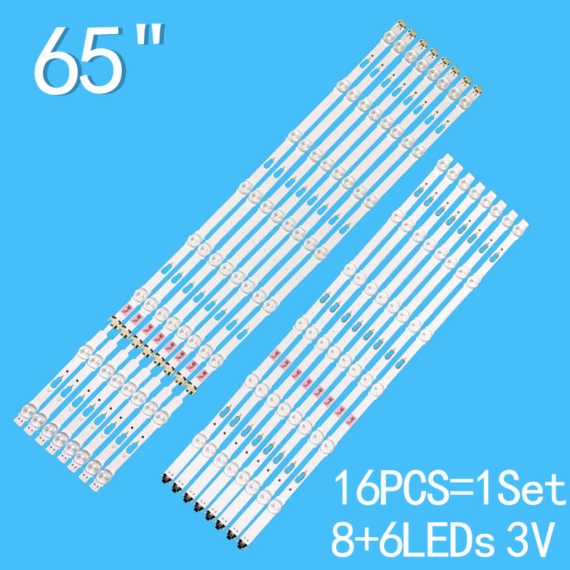 TV Backlight For UE65MU6272U UE65MU6172U CY-GK065HGNVBH V5DU-650DCB-R1 V5DU-650DCA-R1