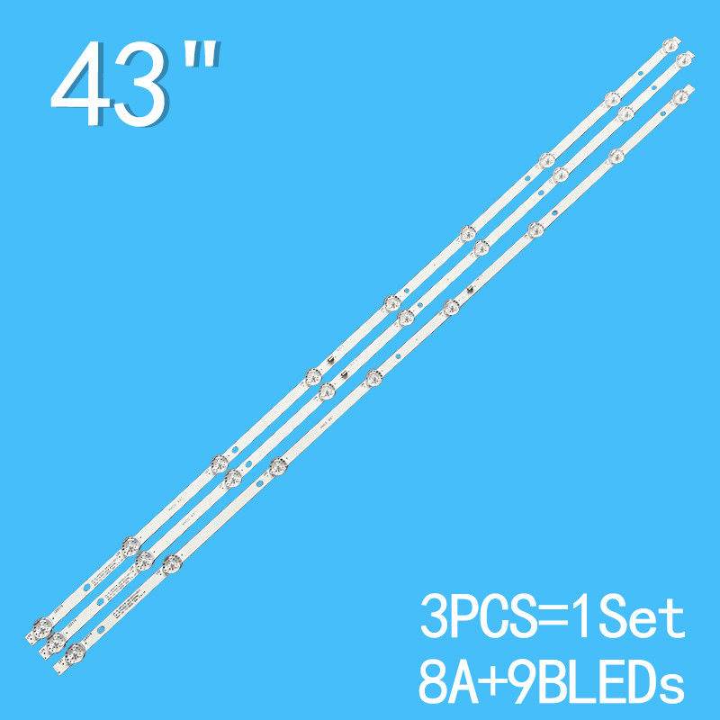 Luz de fondo para TV para JS-D-AP4316-081DC JS-D-AP4316-091DC 43A16B LMDS430D16C-07