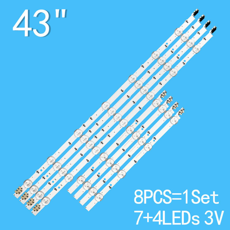 TV Backlight For UA43J5100 UE43J5550 UE43J5500 UE43J5670 UE43J5600 UE43J5570 UE43J5502 V5DF-430DCA-R1 V5DF-430DCB-R1
