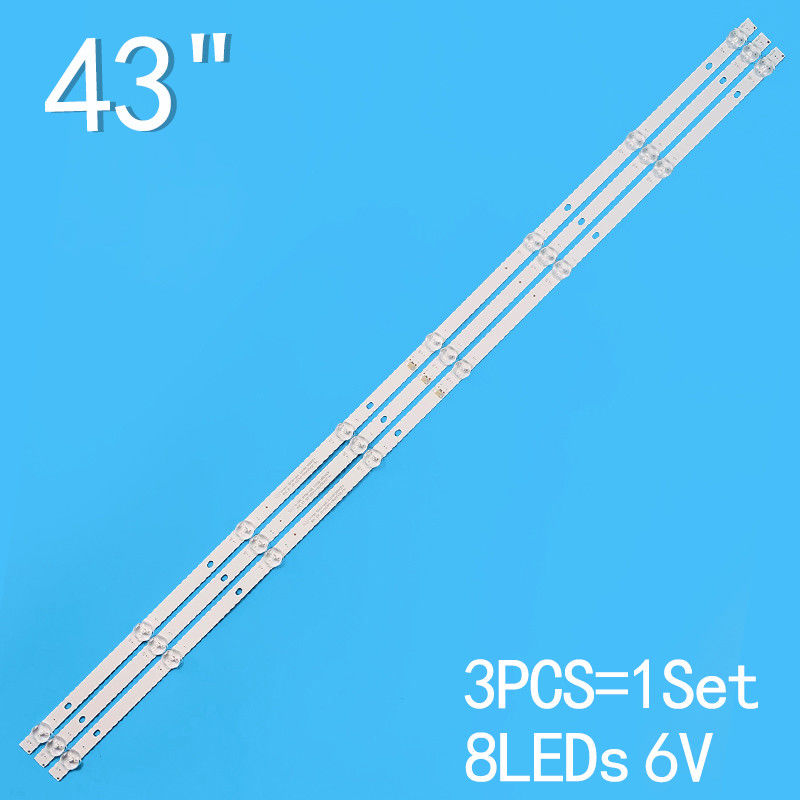 Заднее освещение для телевизора HL-00430A30-0402S-01 A3 3X8 3080543Z10DTZ001 TV-LED43FHD100T2 SW-LED43UA400 SST-4350B