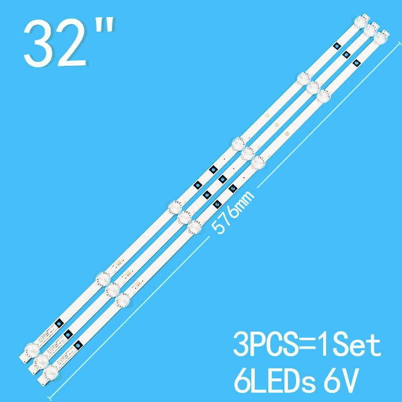TV Backlight For JS-D-HL32L12-061DC  K3-3.02.001.0469 3X6 LED32HD310 LE3201D AP-32P